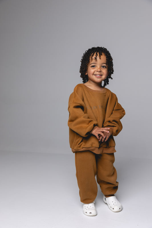 Tracksuit Set - Chestnut