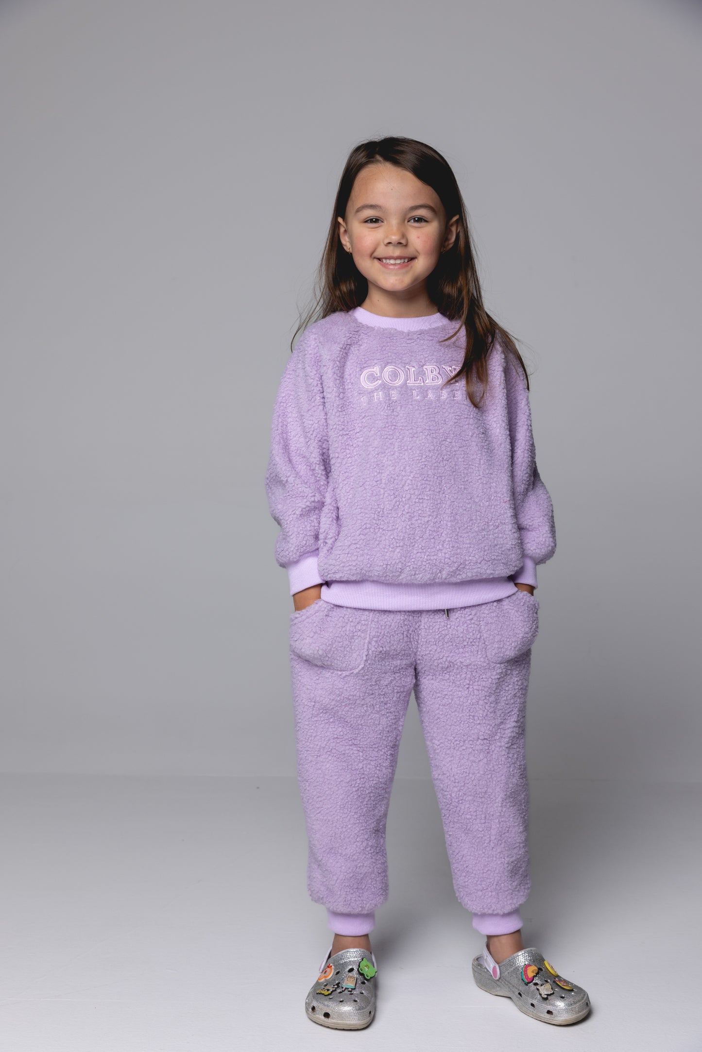 Woolly Tracksuit Set - Lilac