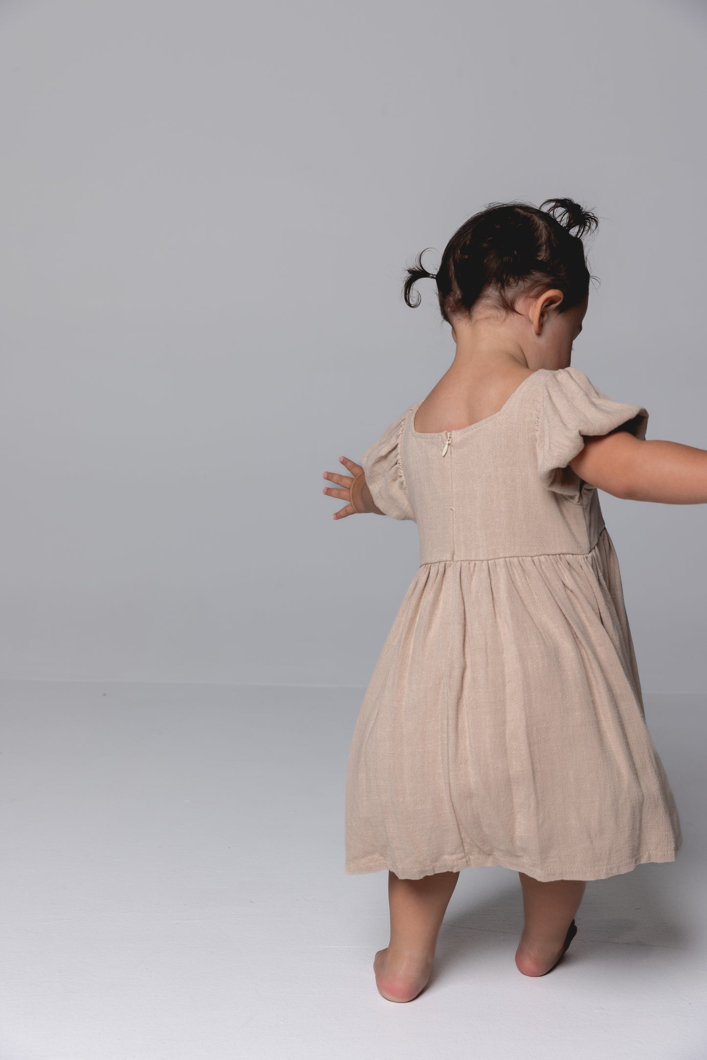 Linen Dress - Bone