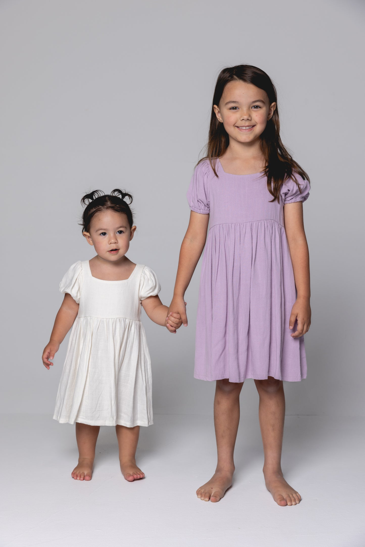 Linen Dress - Pearl