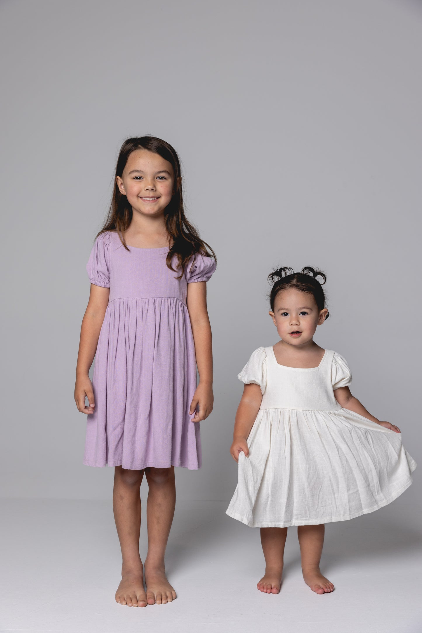 Linen Dress - Mauve