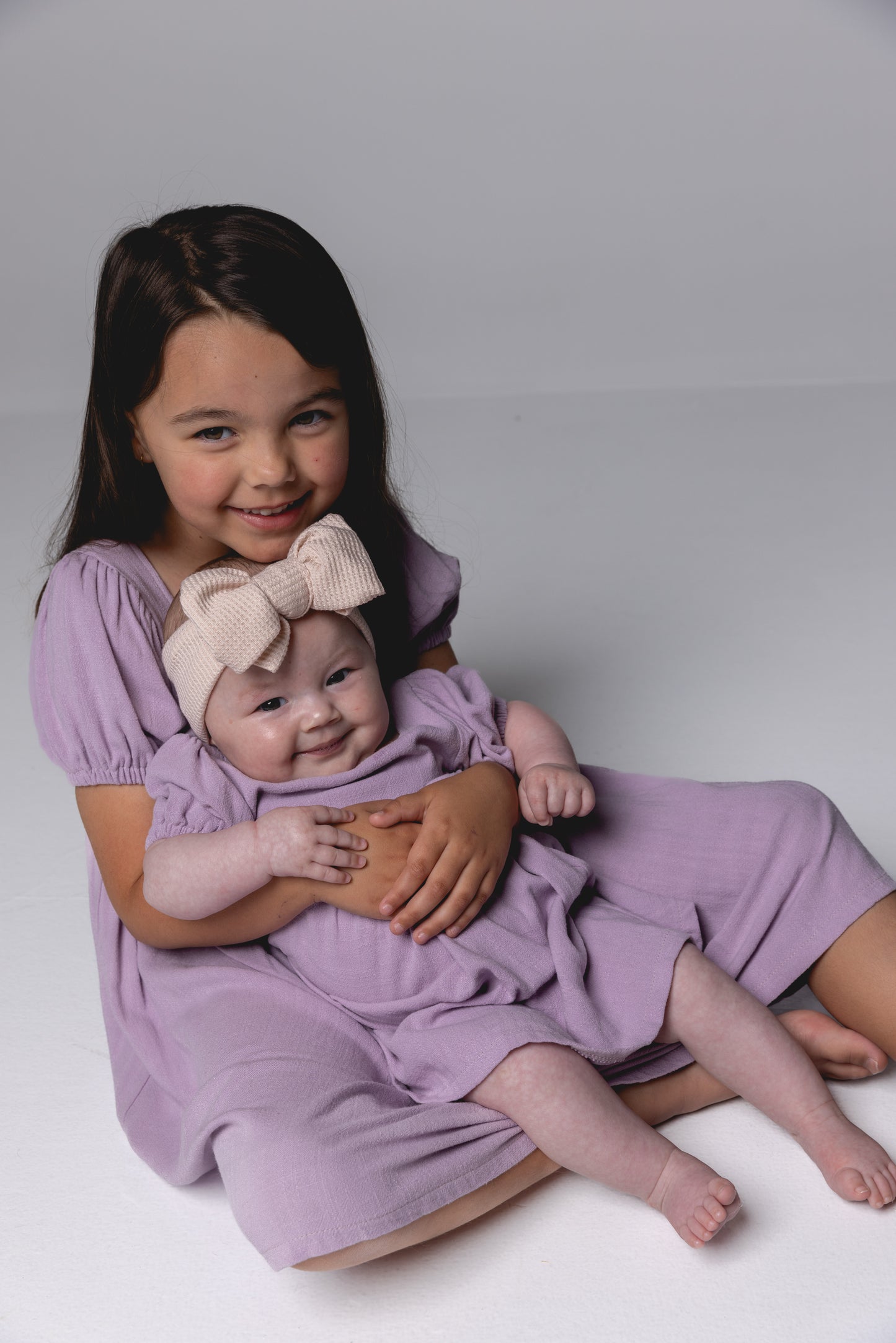 Linen Dress - Mauve