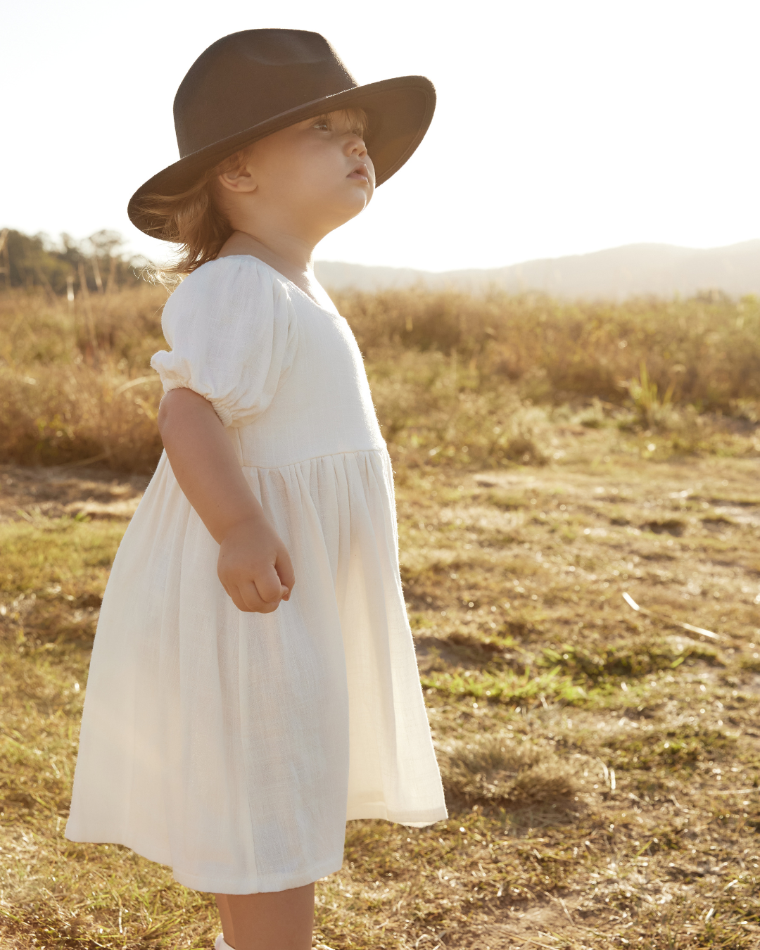 Linen Dress - Pearl