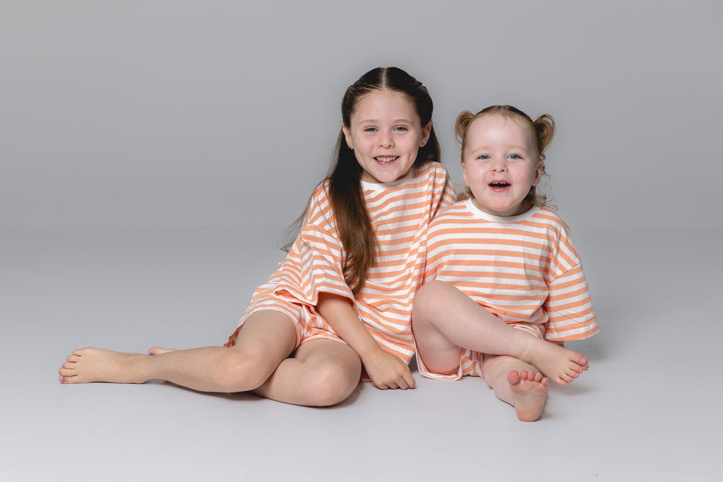 Riley Romper - Coral