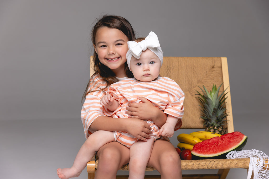 Riley Romper - Coral