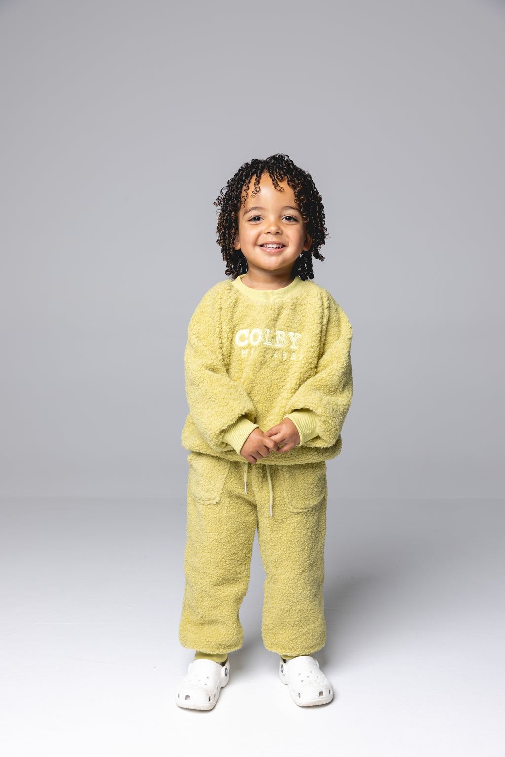 Woolly Tracksuit Set - Lime
