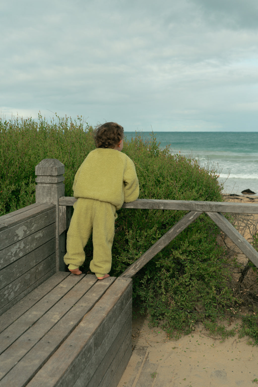 Woolly Tracksuit Set - Lime