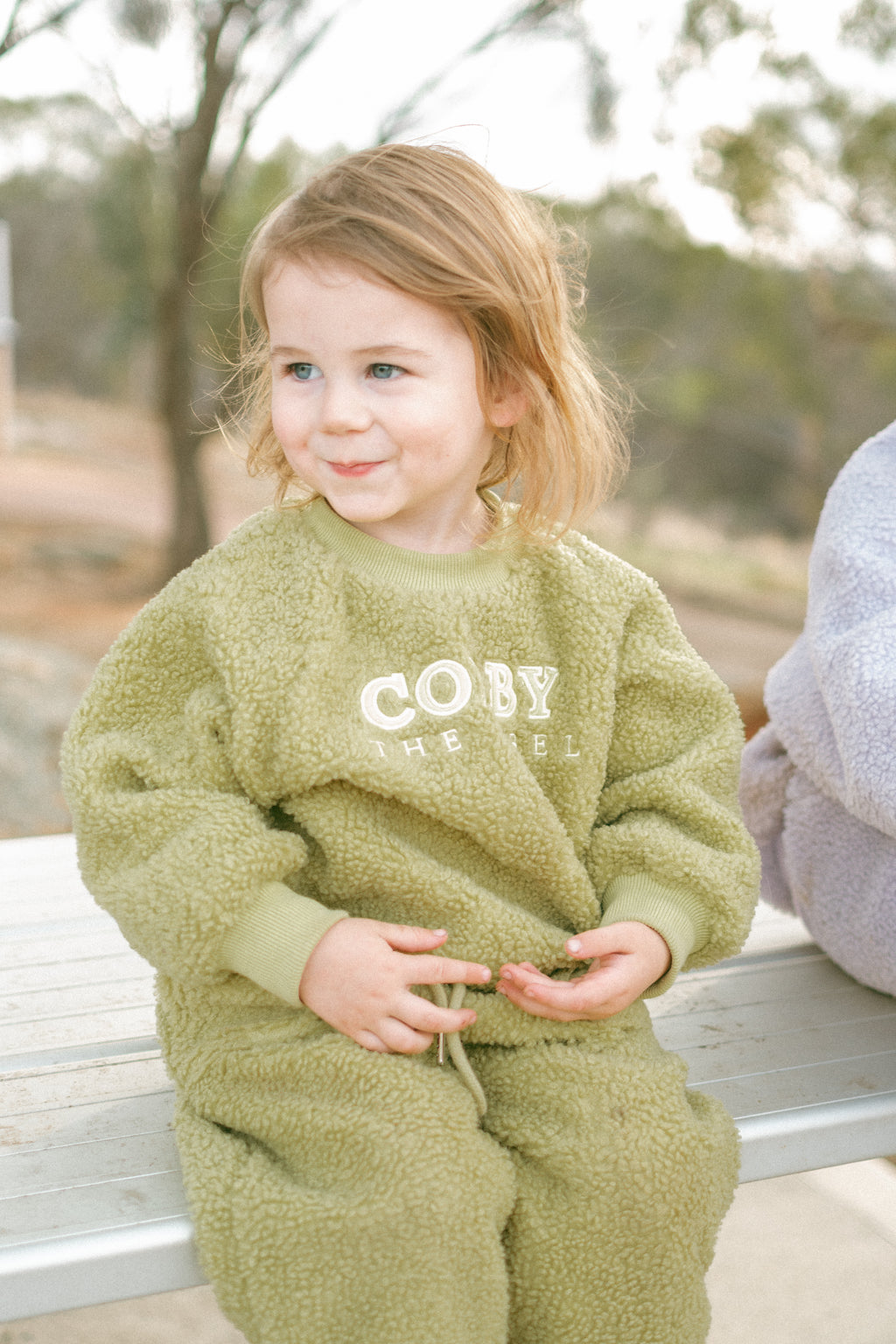 Woolly Tracksuit Set - Lime