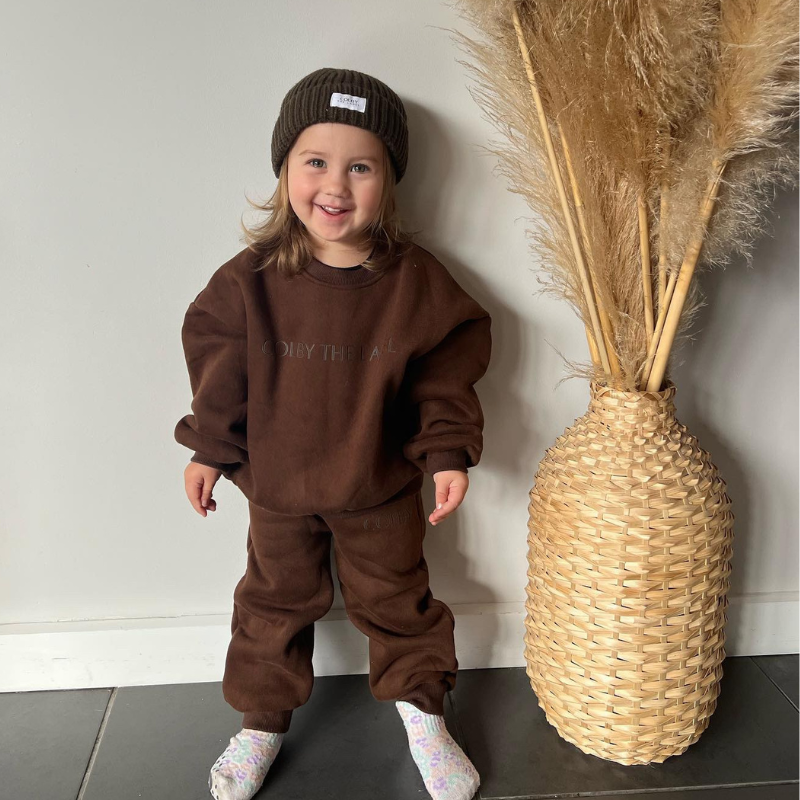 Tracksuit Set - Choc